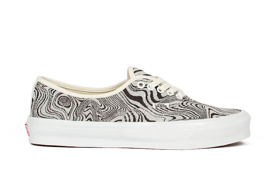 Pre-owned Vans Og Authentic Lx Jacquard Marble In Marshmallow/true White
