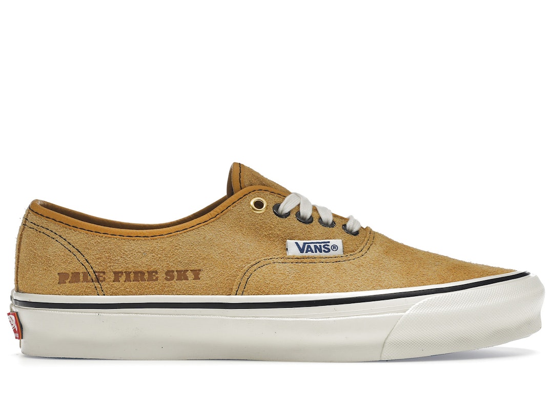 Pre-owned Vans Vault Og Authentic Sp Lx Julian Klincewicz Suede Nugget Gold In Hairy Suede/nugget Gold