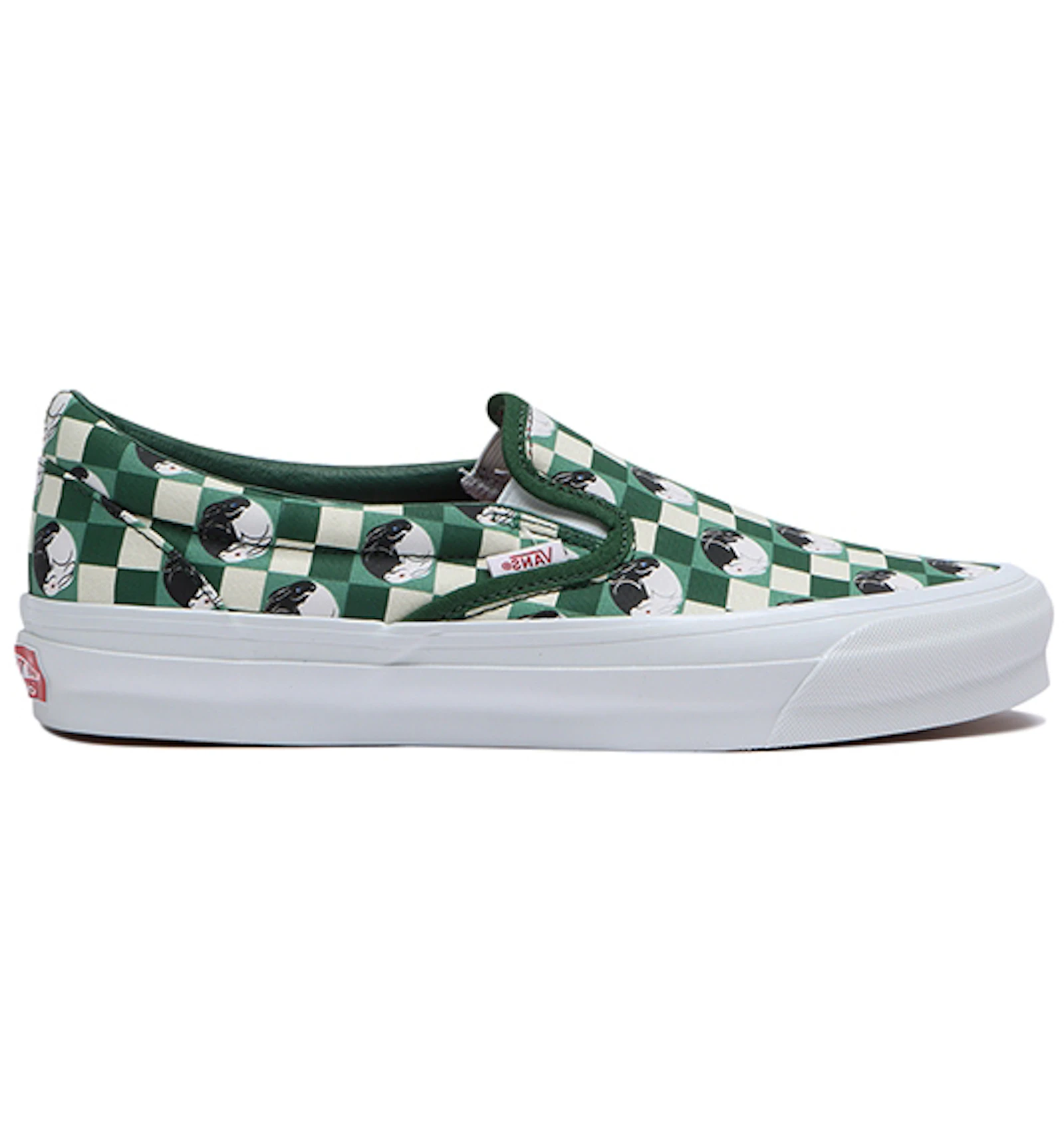 Vans OG Classic Slip-On LX Year of The Rabbit Green - VN0A45JKGRN - MX