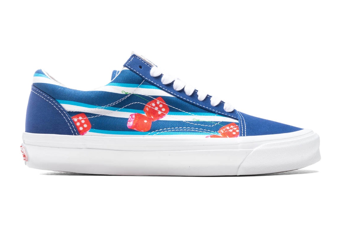 Click to view more detailed imagery on our partner's website Pre-owned Vans Og Old Skool Lx Snake Eyes True Blue