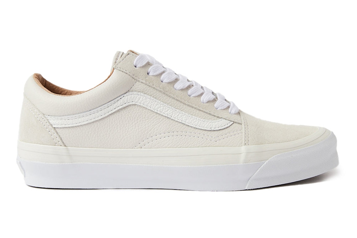Click to view more detailed imagery on our partner's website Pre-owned Vans Og Old Skool Lx Vintage White In Vintage White/true White
