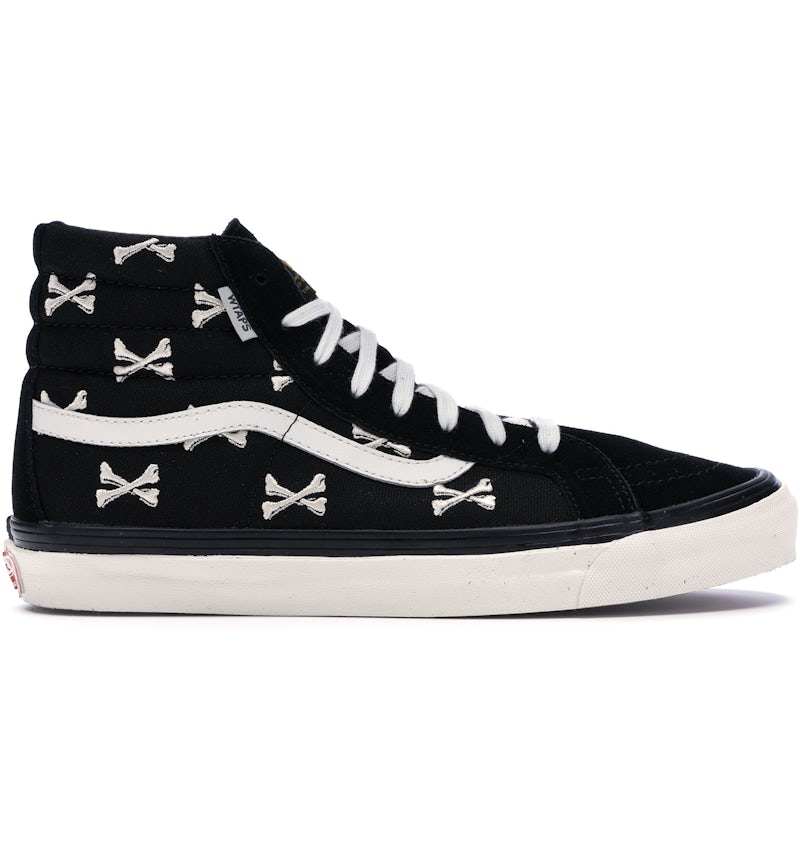 Vans Sk8-Hi WTAPS Black Crossbones Men's VN0003T0KBC US