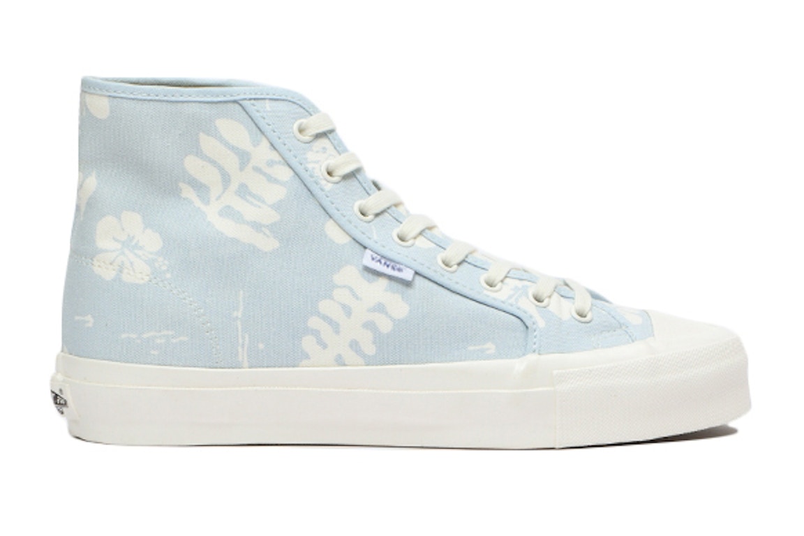 Click to view more detailed imagery on our partner's website Pre-owned Vans Og Style 24 Lx Hibiscus Ballad Blue In Ballad Blue/true White