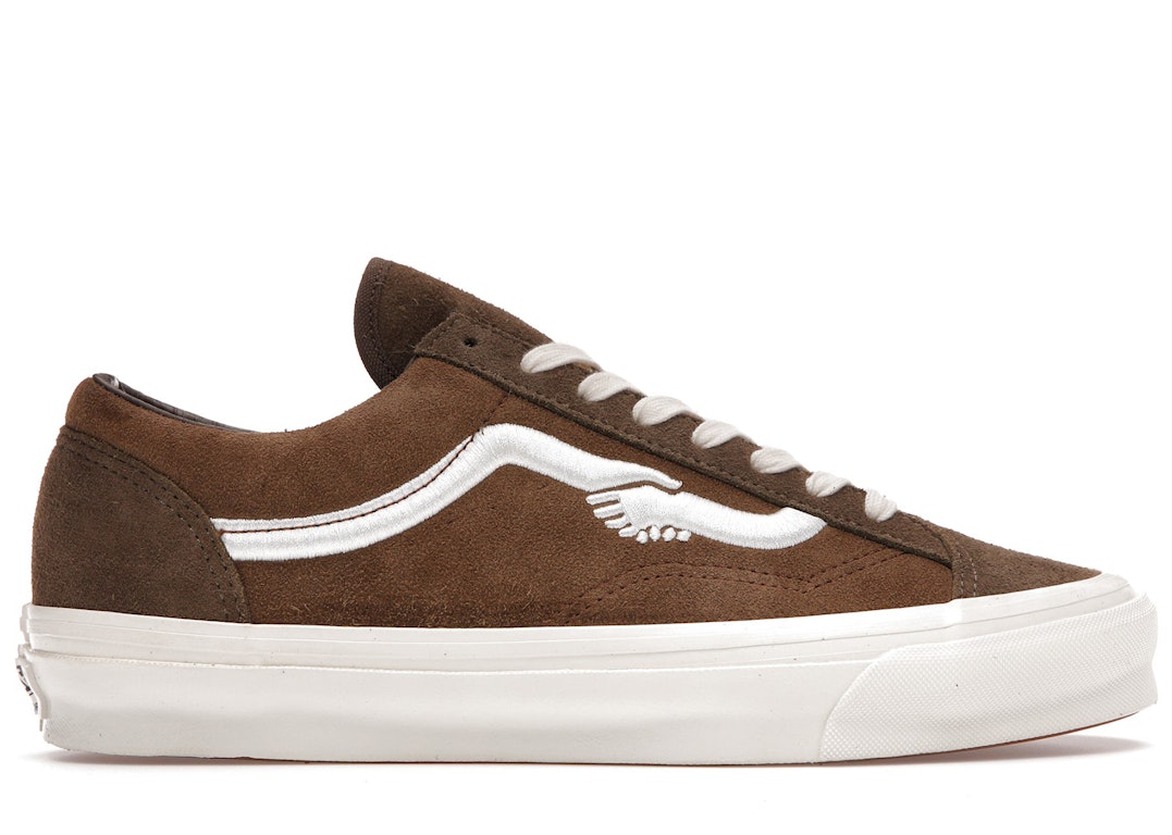 Pre-owned Vans Og Style 36 Lx Notre Espresso In Brown/off White
