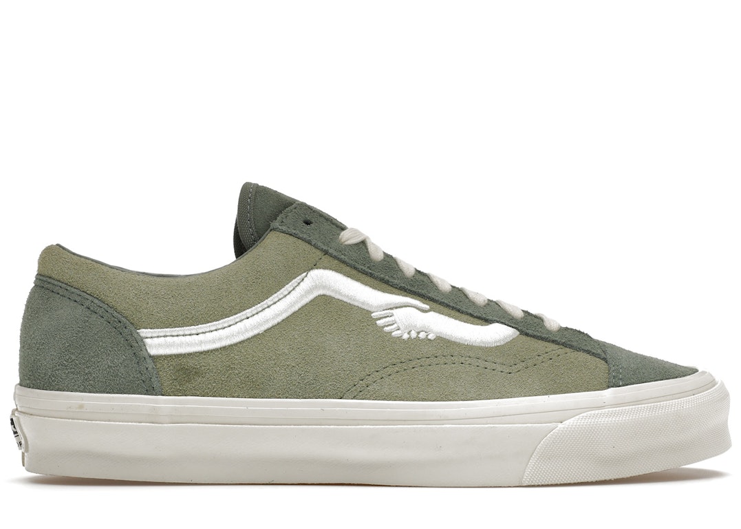 Pre-owned Vans Og Style 36 Lx Notre Matcha In Green/off White