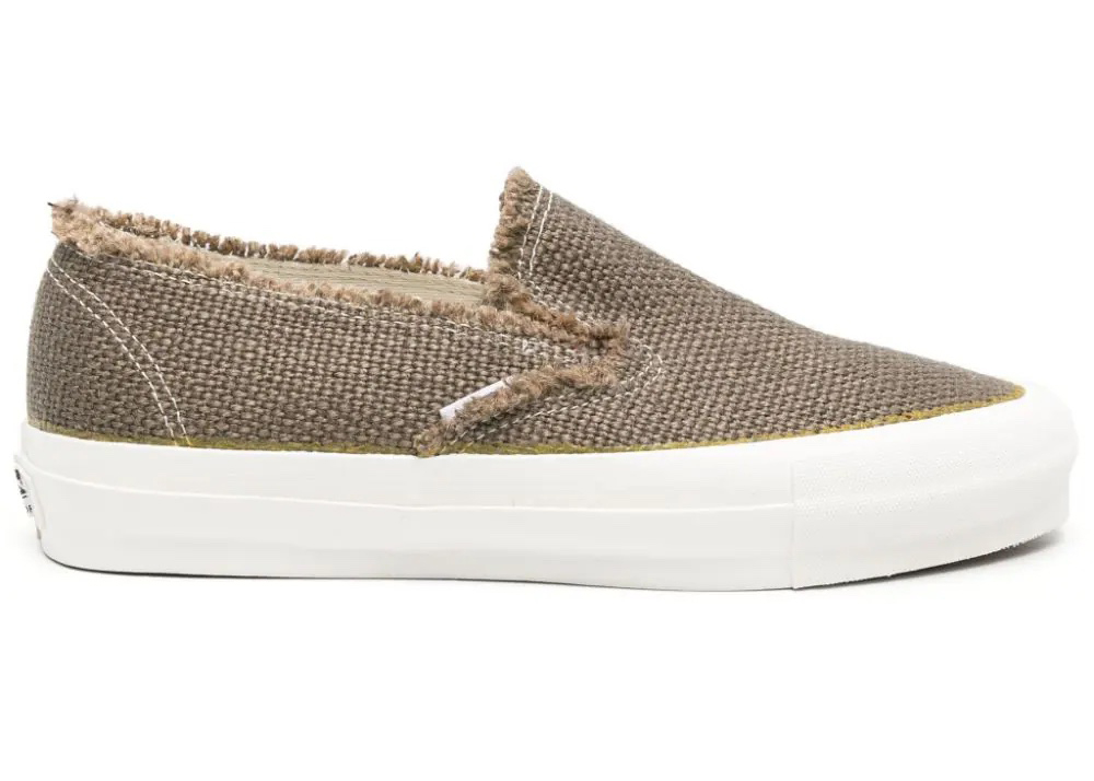 Vans knit suede top slip on