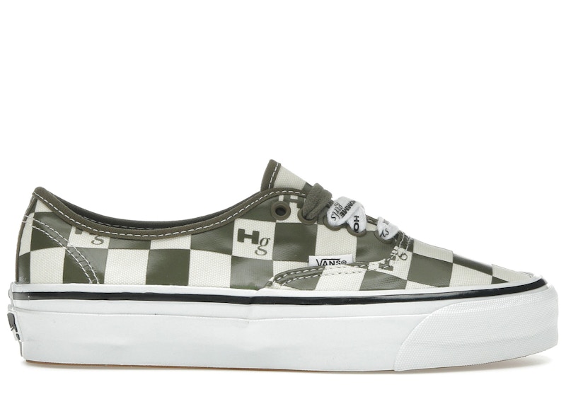 VANS x HOMME GIRLS OTW AUTHENTIC 44★DARK OLIVE OTW HOMMEGIRLS Authentic 44 in Dark Olive Checkerboard