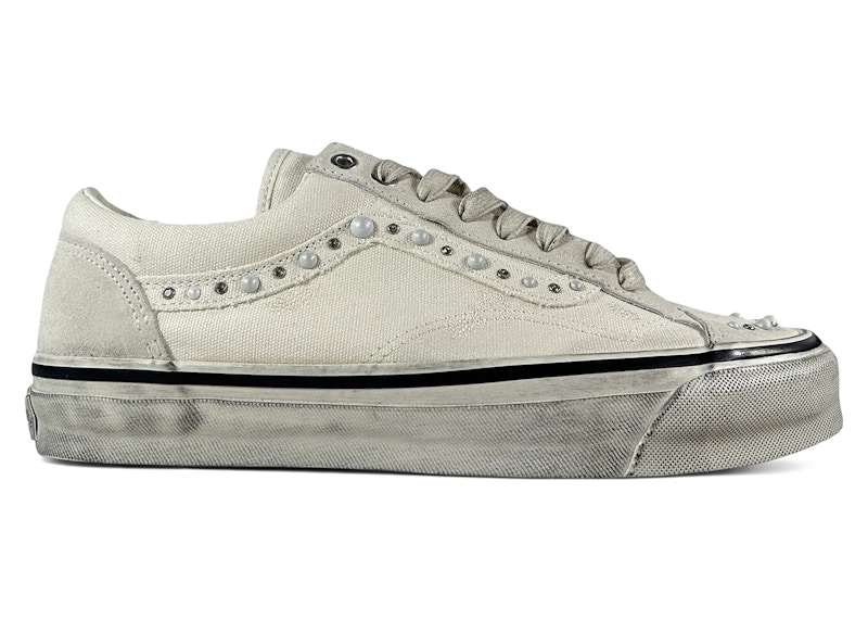 Pre-owned Vans Men's  Otw Old Skool 36 Pearlized Pack Sneakers In Marshmallow In White