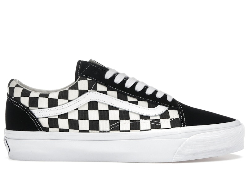 Pre-owned Vans Men's  Old Skool 36 Lx Checkerboard Sneakers In White/black In Multi