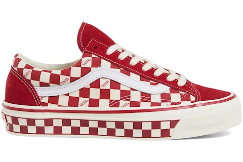 Vans Old Skool 36 Premium Checkerboard Chili Pepper Red Men's