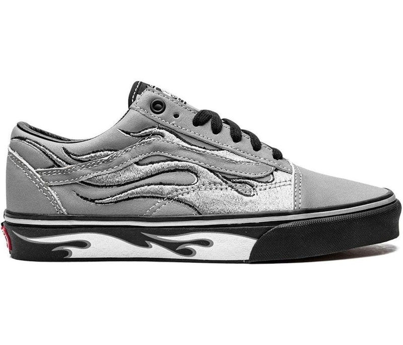 Reflective flame hot sale vans