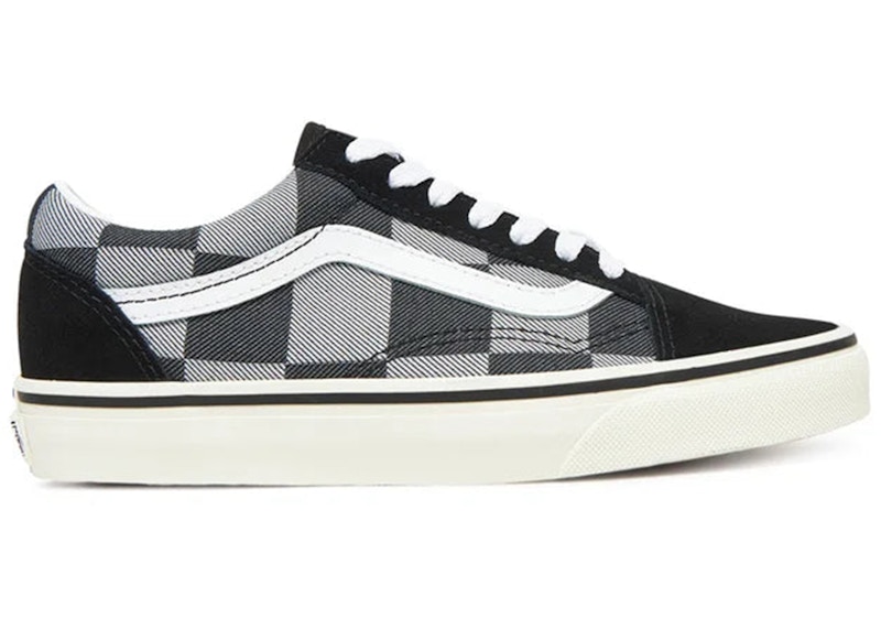 Vans Old Skool Black Oversize Checkerboard Men's VN000D5NBMA US