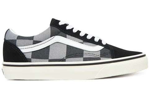 Vans Old Skool Black Oversize Checkerboard Men's VN000D5NBMA US