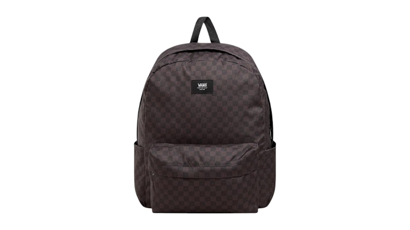 Pre-owned Vans Old Skool Check Backpack In Grey In Gray
