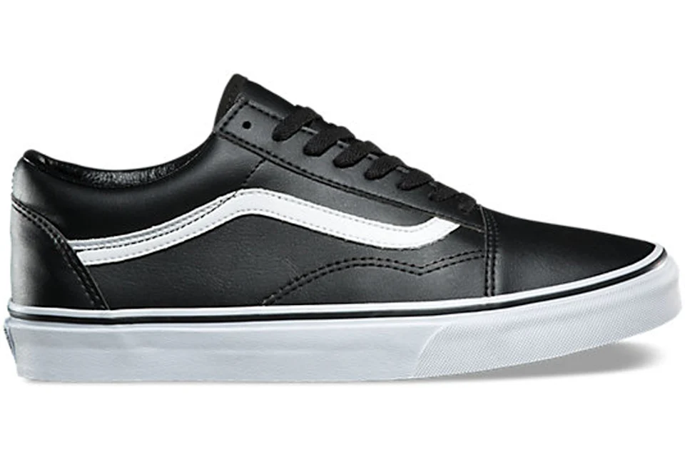 Vans old skool shop tumble black white