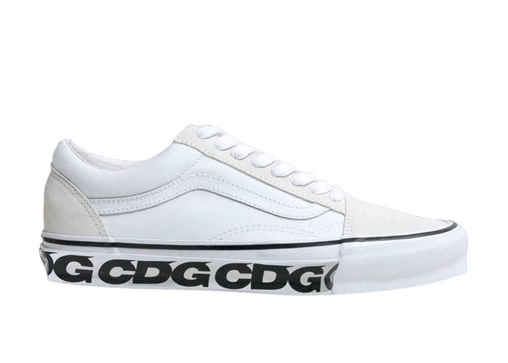 CDG x VANS OLD SKOOL LX WHITE 28cm