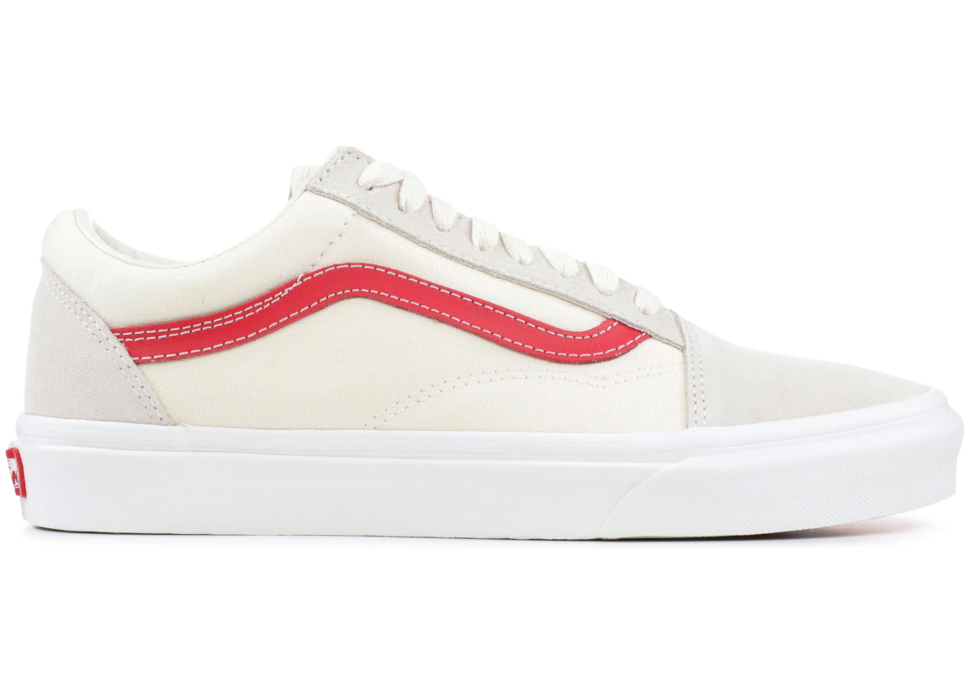 Womens red old skool best sale vans