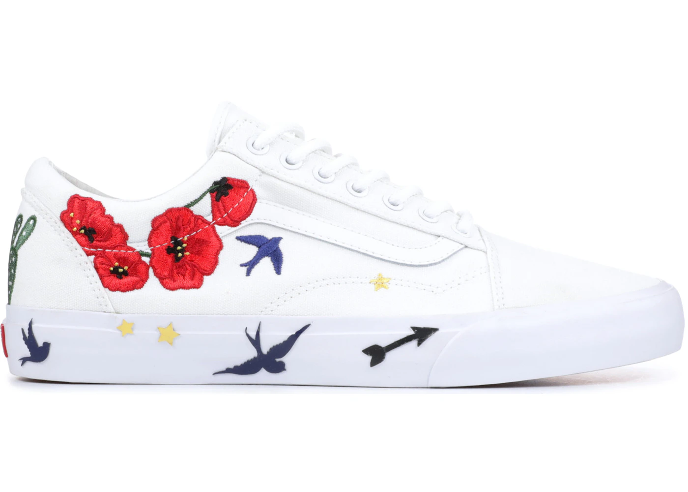 Vans desert 2025 embellish white