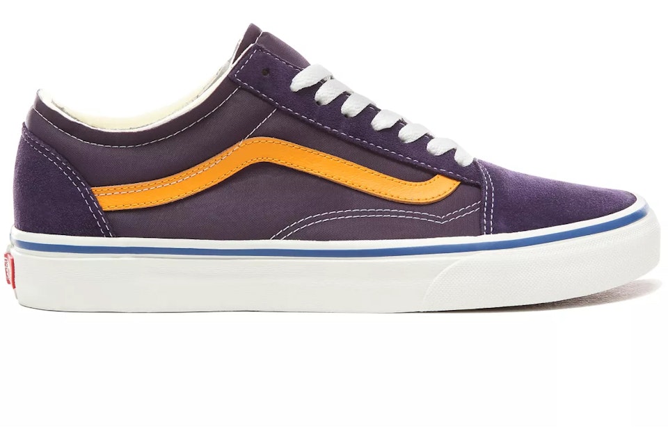Vans old skool white orange purple Clearance