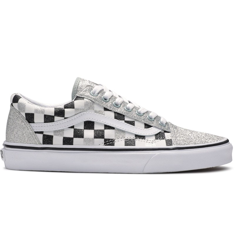 Vans Old Skool Glitter Checkerboard Women s VN0A4BV5V3J US