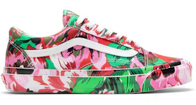 Vans old skool floral pink deals