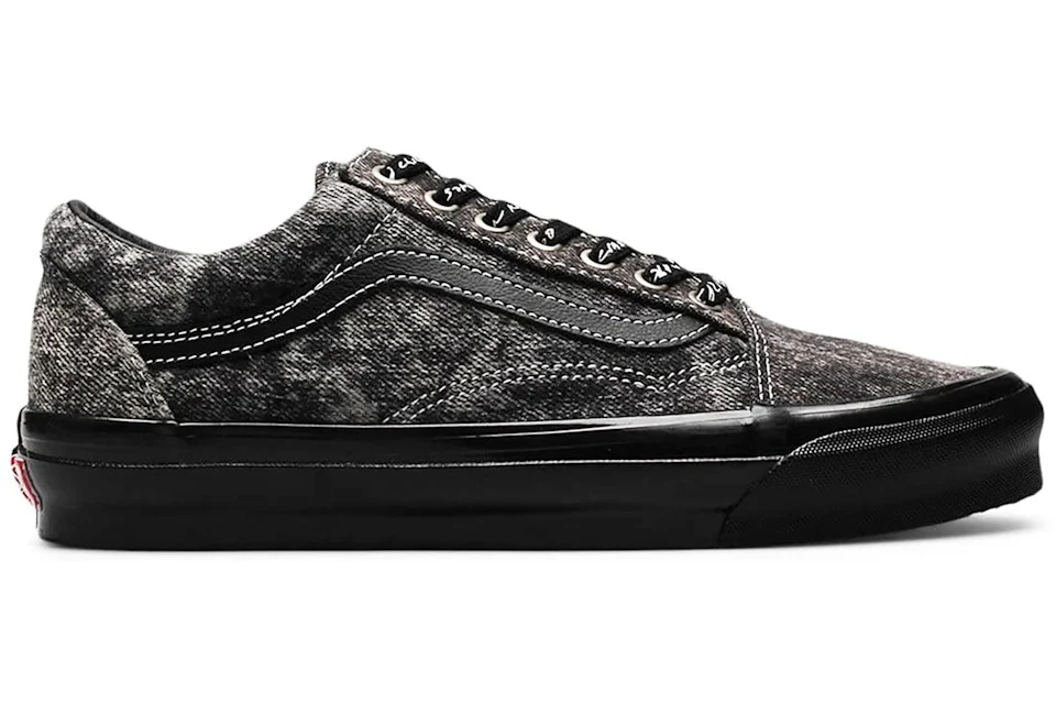 Vans Old Skool LX Jim Goldberg Acid Wash Denim Black