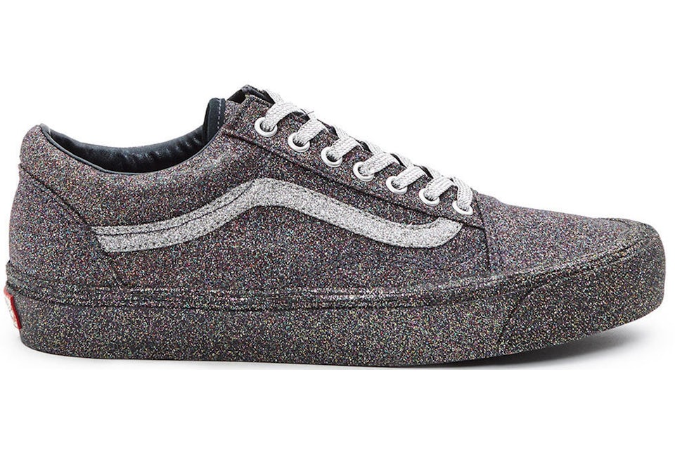Vans black glitter old skool hot sale