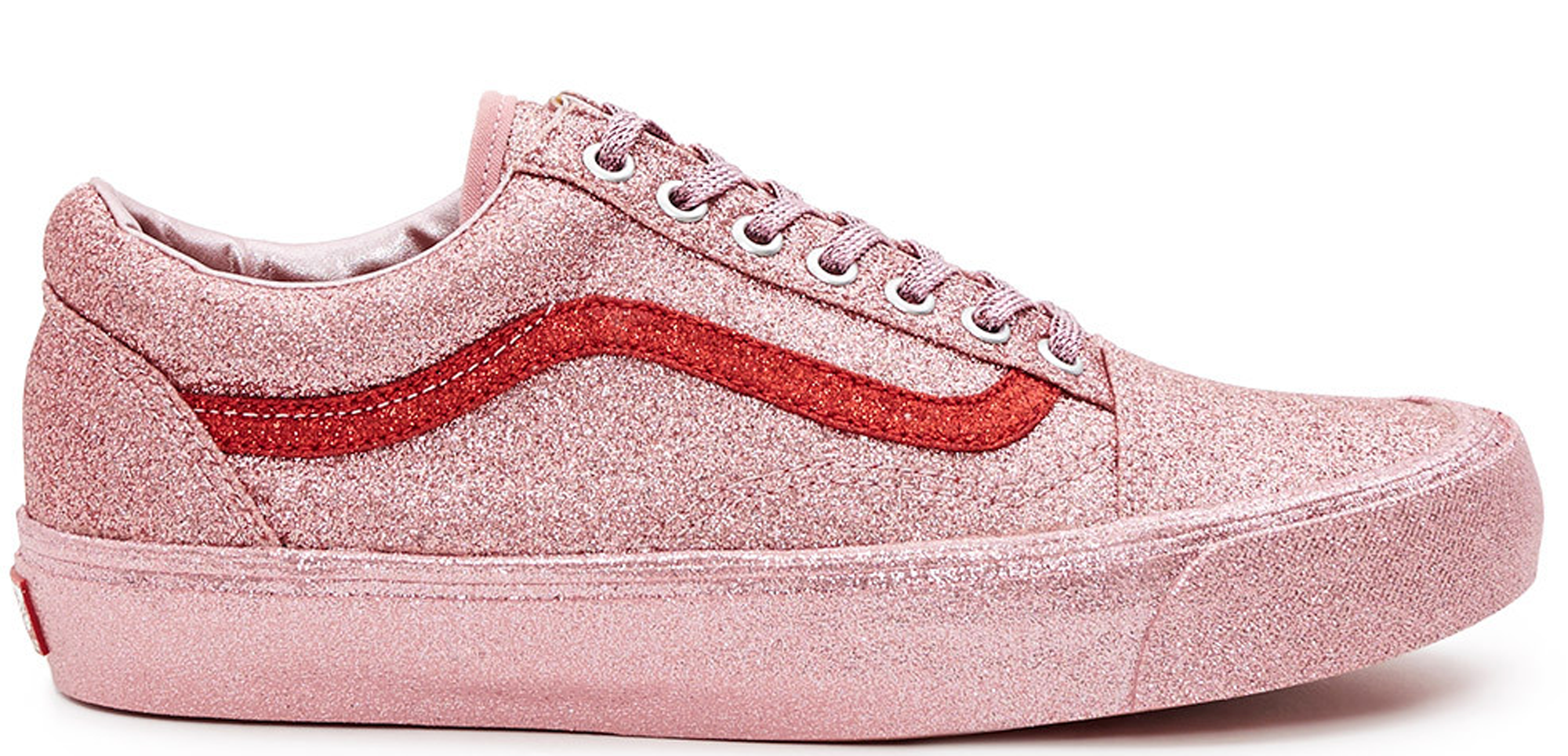pink sparkly vans shoes