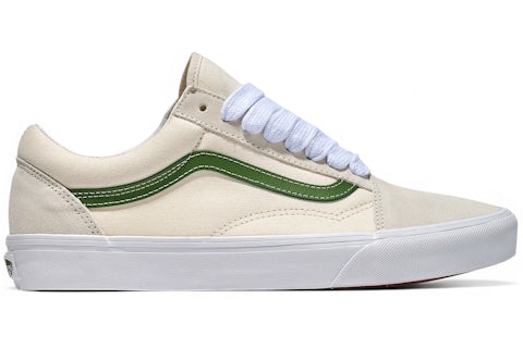 Vans Old Skool Marshmallow White Green Men's VN000D5NGRN US