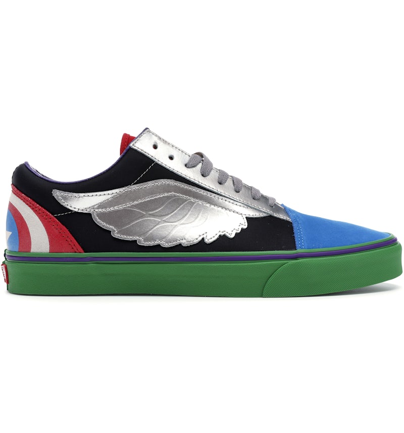 Captain America Vans Marvel Old School Vans Old Skool Marvel What