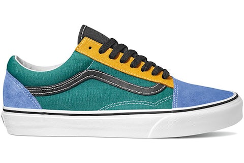 Vans Era Vans Bleu Rouge Vert Jaune Vans Old Skool Mix And Match