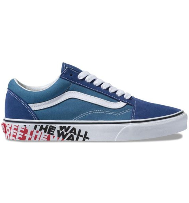 Vans Old Skool Off The Wall Sidewall True Navy Men s VN0A38G1VRI GB