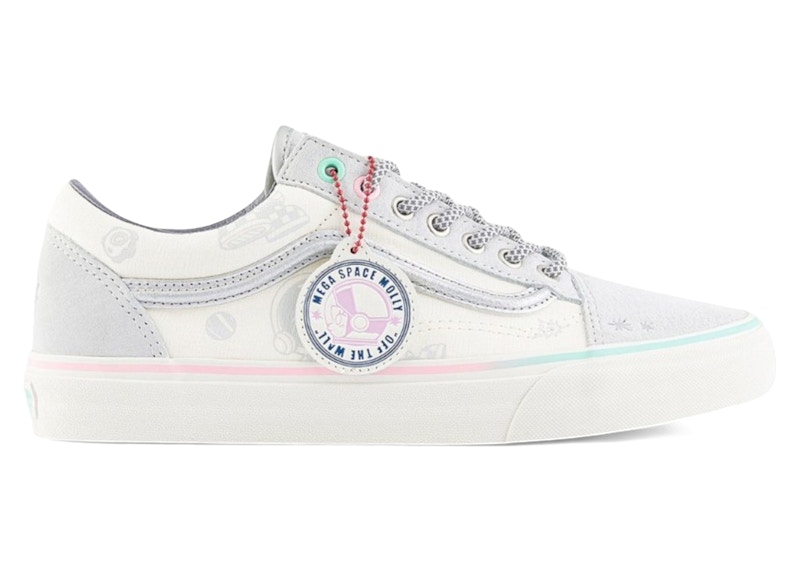 Pre-owned Vans Men's  Old Skool Pop Mart Space Molly Reflective Marshmallow Sneakers In Reflective Marshmallow