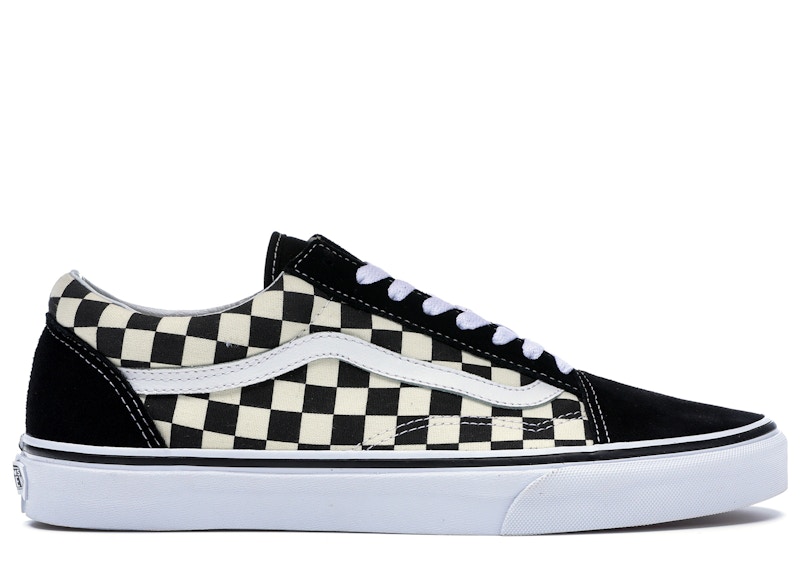 Black check 2024 old skool vans