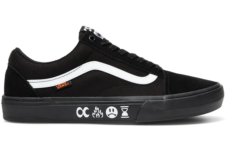 Vans old skool top pro black black