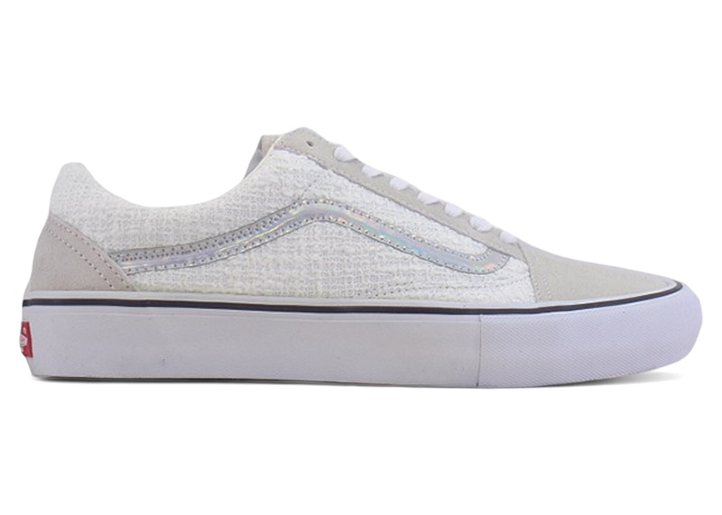 Vans Old Skool Pro Supreme Iridescent White Men's