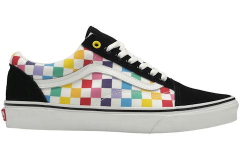 Rainbow Checkered Vans Vans Old Skool Rainbow Checkerboard Hombre