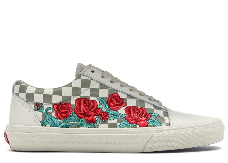 Vans Old Skool Rose Embroidery (White 