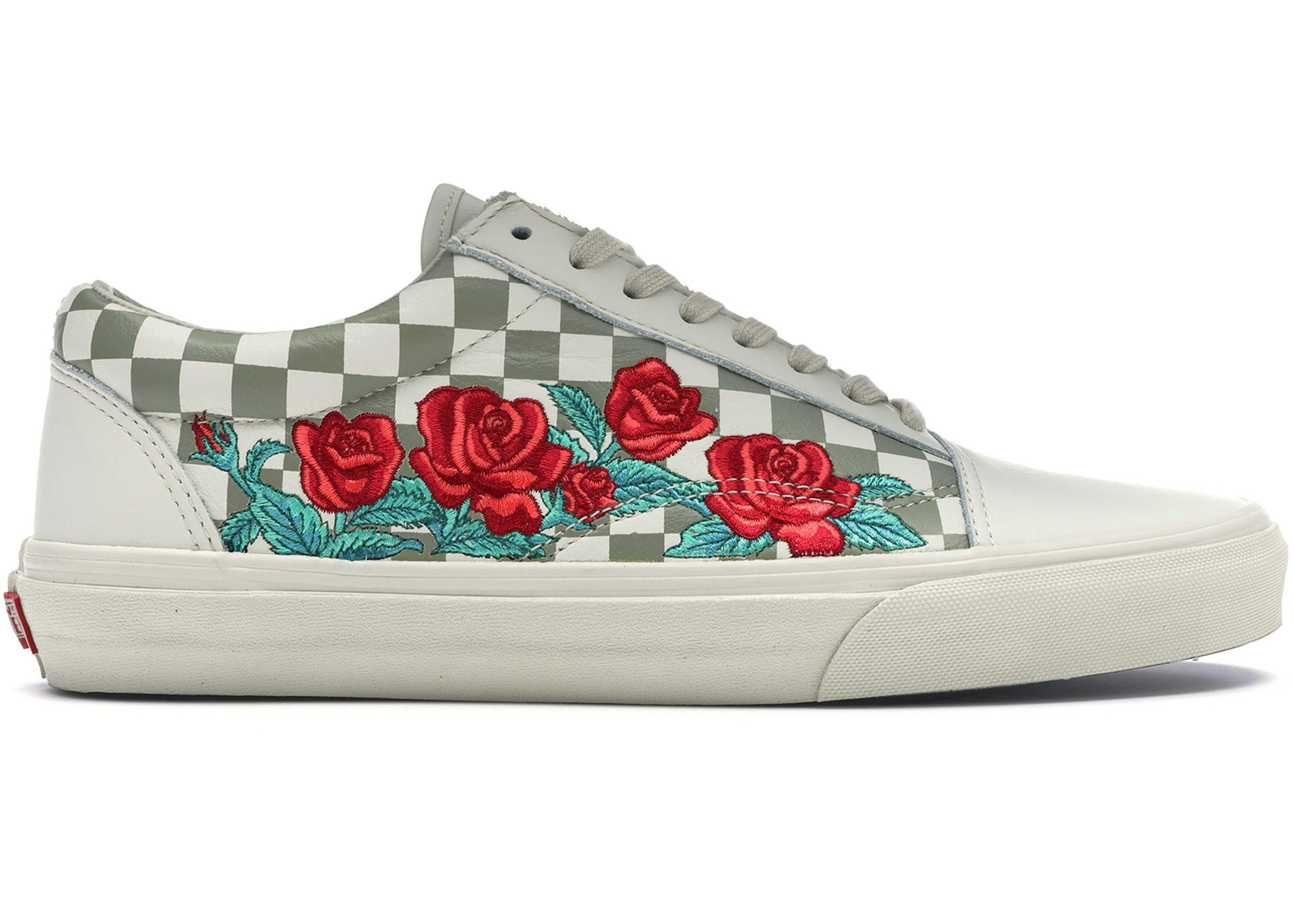 party companion effective Vans Old Skool Rose Embroidery (White) - VN0A38G3QF9 - US