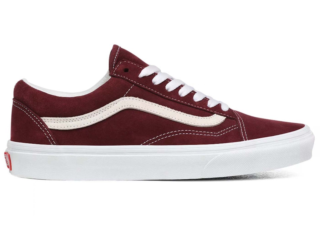 Pre-owned Vans Old Skool Suede Suede Port Royale White In Port Royale/white