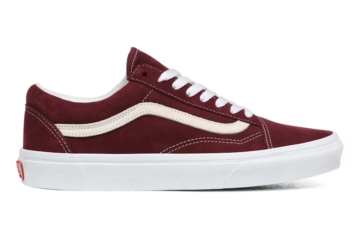 Pre-owned Vans Old Skool Suede Suede Port Royale White In Port Royale/white