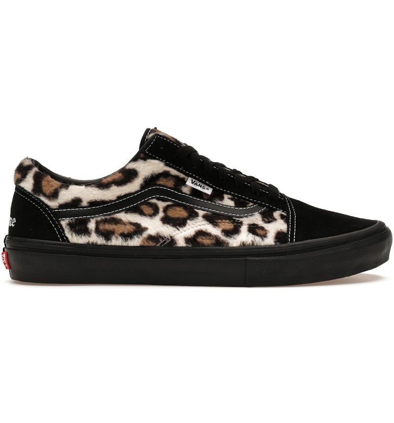 Vans Old Skool Supreme Leopard Black Men's Sneakers US