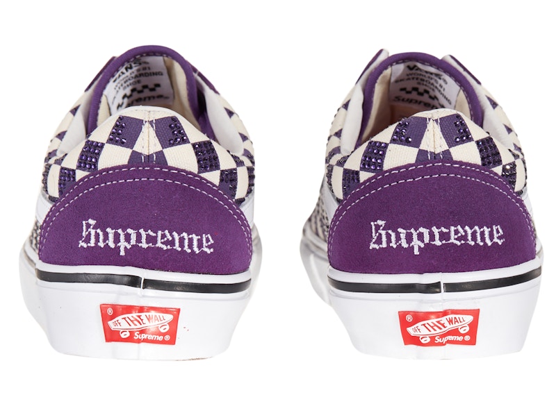 Vans Old Skool Supreme Swarovski Purple Men's - Sneakers - US