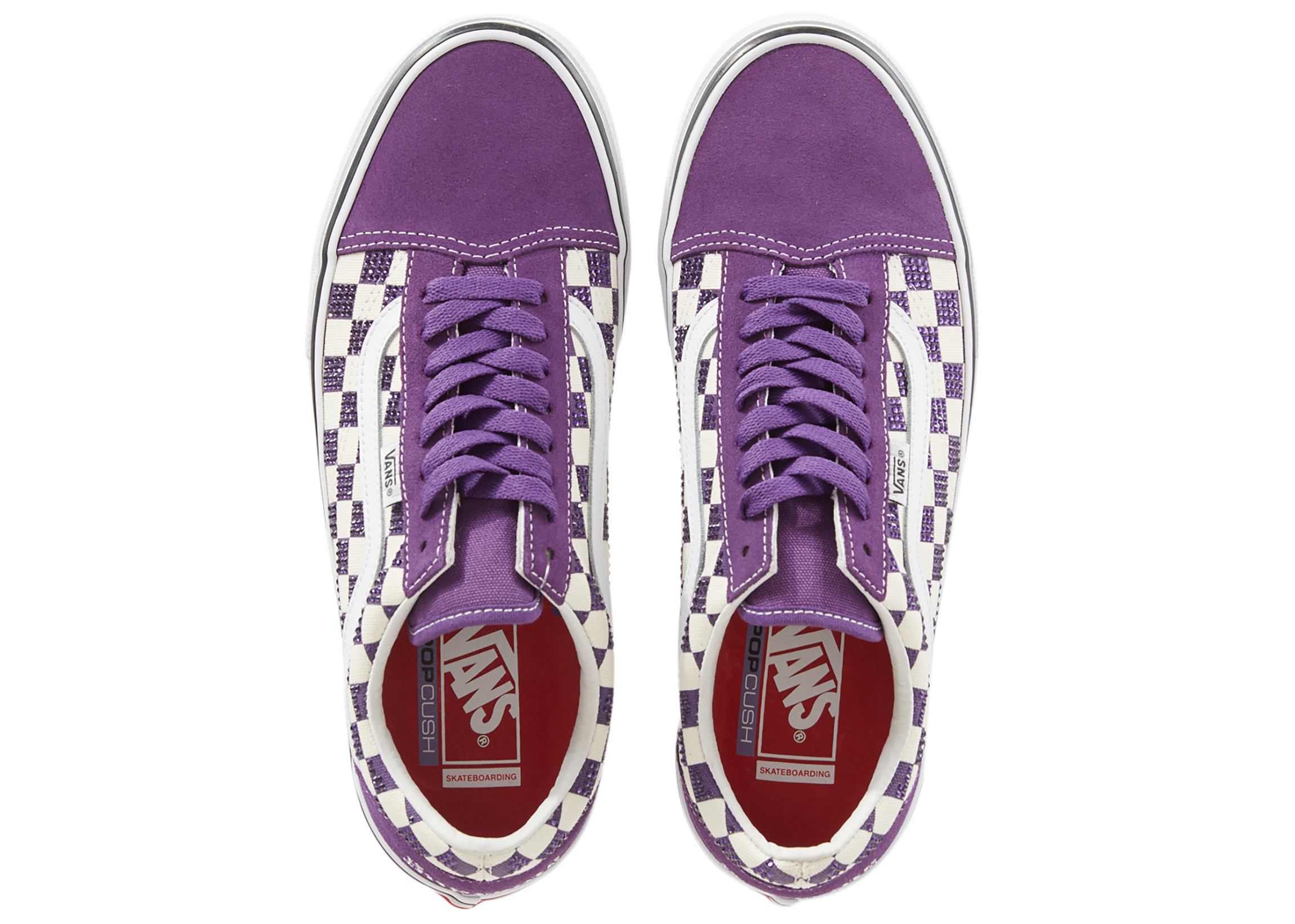 Vans Old Skool Supreme Swarovski Purple Men's - Sneakers - US