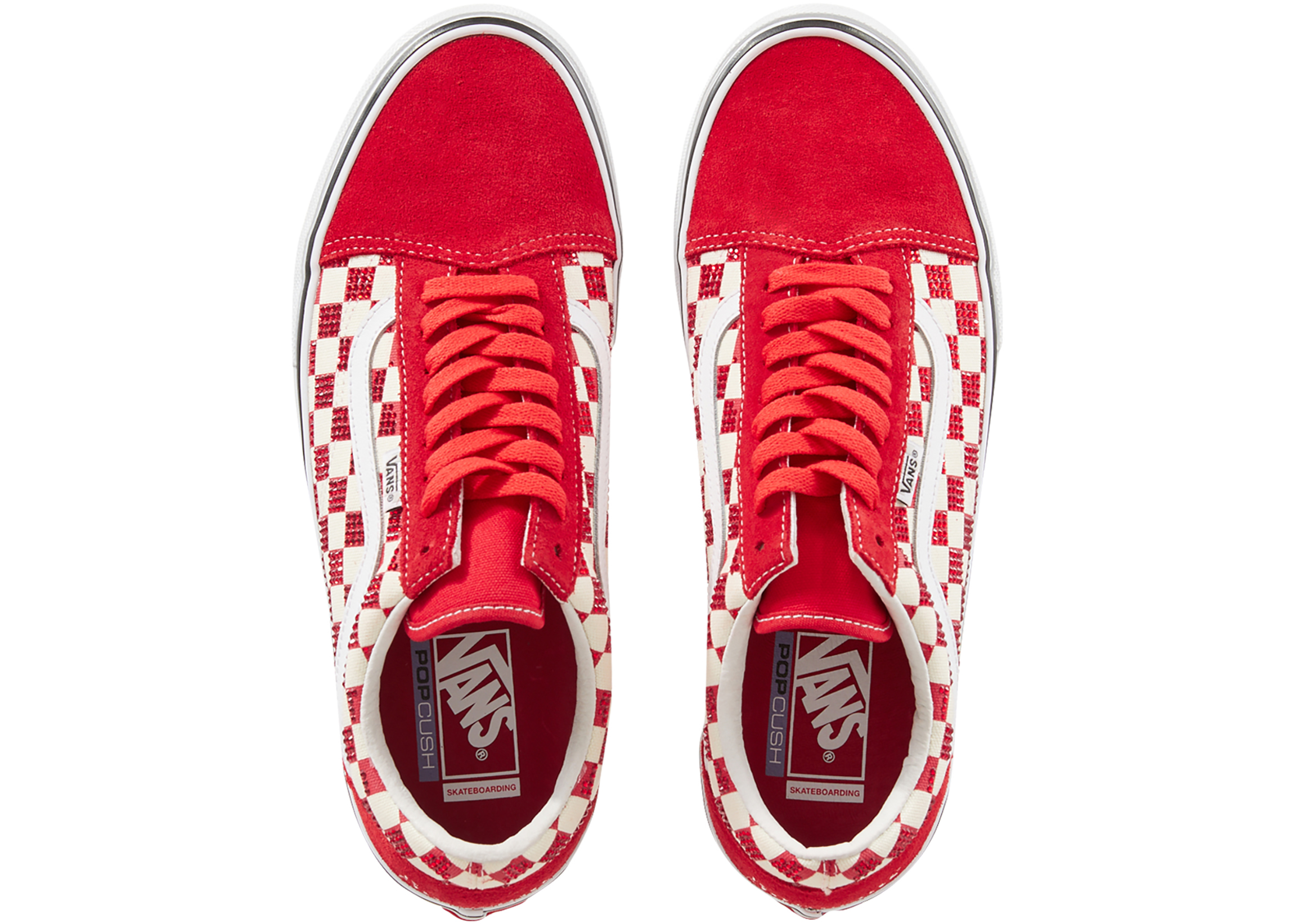 Vans Old Skool Supreme Swarovski Red Men's - Sneakers - US