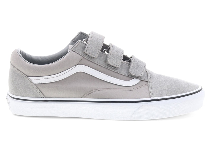 Pre-owned Vans Men's  Old Skool V Sneakers In Drizzle/true White