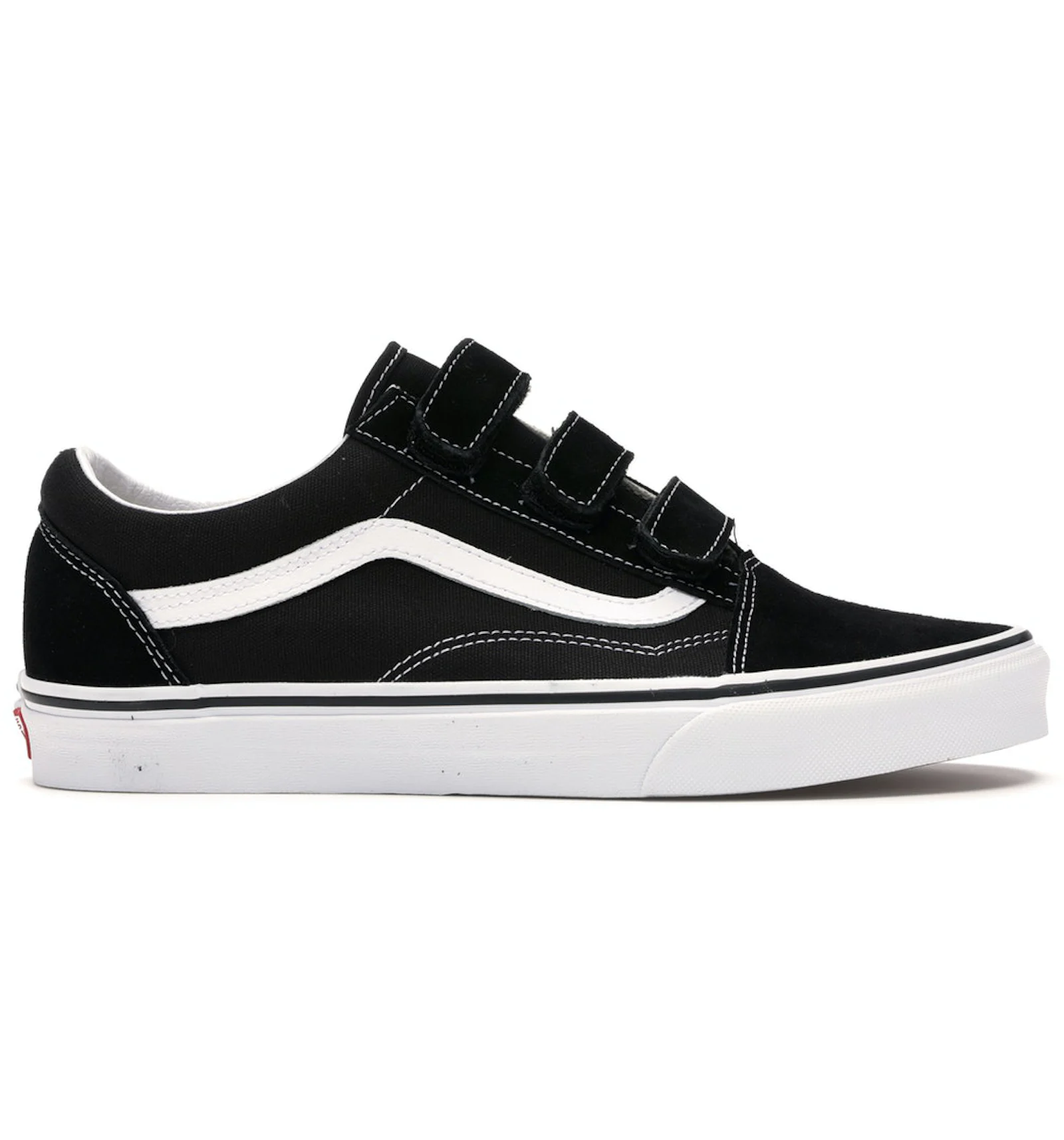 Vans Old Skool Velcro Black White