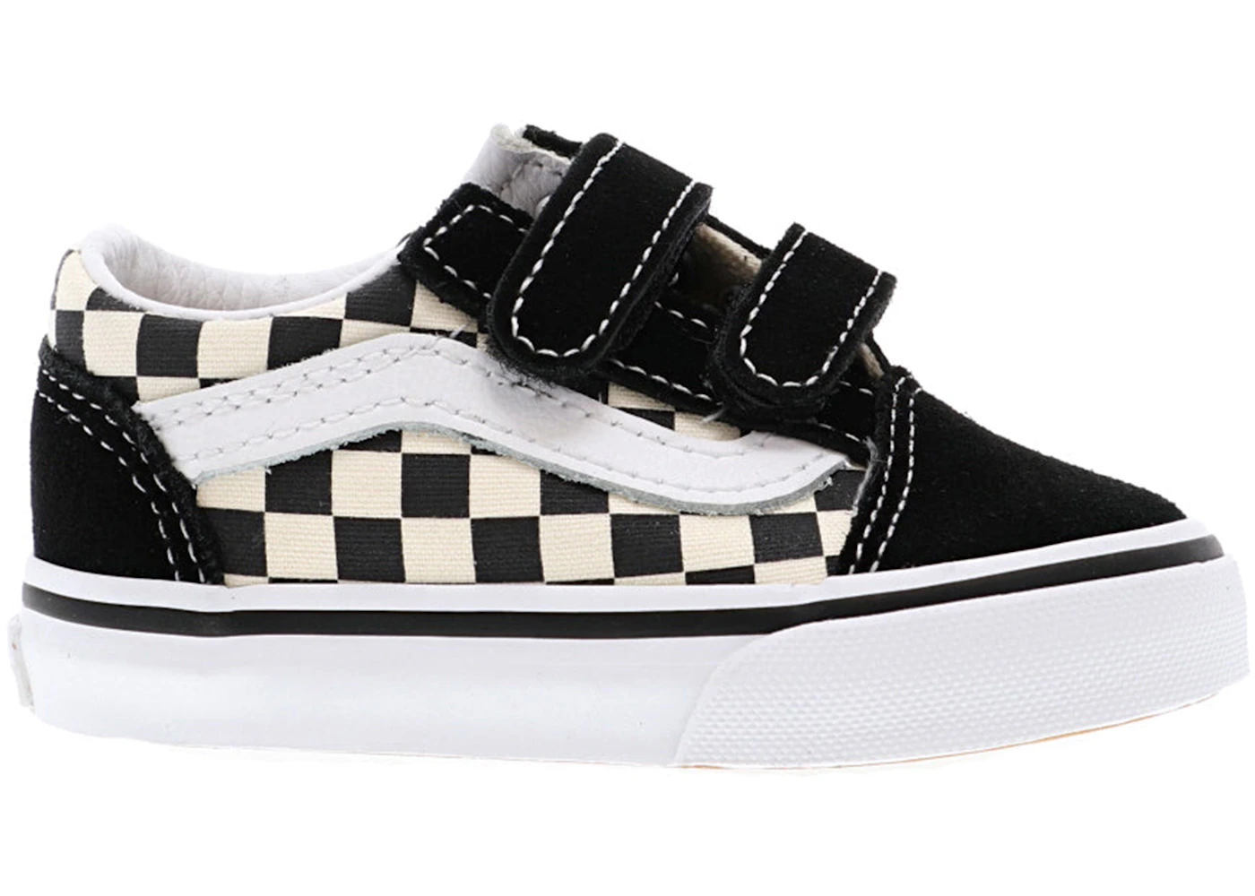 Vans old skool velcro checkerboard Clearance