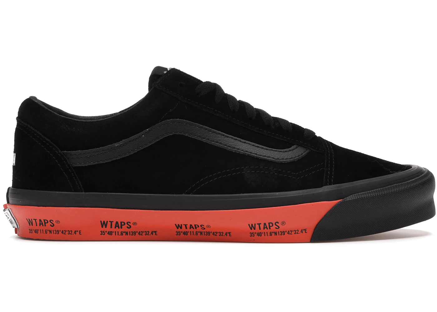 Vans Old Skool WTAPS Black Orange Men's VN0A4P3X20E1 US