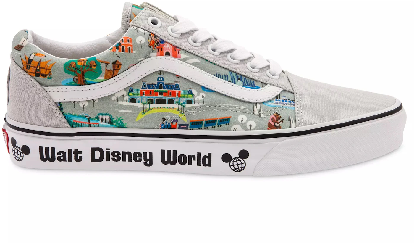 Vans Old Skool Walt Disney World Anniversary Map Men's - VN0A3WKTGYW - US